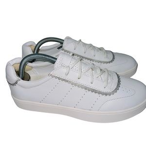 Total Suppoer Spenco Women's Camden White Leather Sneaker US Size 9.5